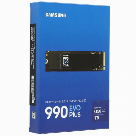 Твердотельный накопитель Ssd Samsung 1tb 990 Evo Plus M.2 Mz-V9s1t0bw Nvme 2.0, Pcie 4.0 X4, V-Nand Макеевка