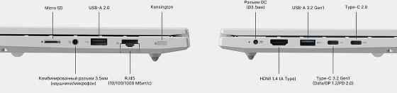 Ноутбук Maibenben M16b-R343um 16" Wuxga Ips, Amd R3-4300u, 8gb, 512gb Ssd, Linux, серебристый (арт-6 Макеевка