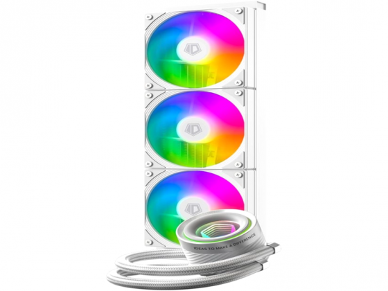 Сво для процессора Id-Cooling Fx360 Inf White (All Intel/Amd, 3*120mm Fan, 2900rpm, 27.2 дб, 350w, P Макеевка