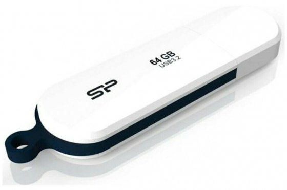 Usb Flash накопитель 64gb Silicon Power Blaze B32 White (Sp064gbuf3b32v1w) (арт-4078) Макеевка
