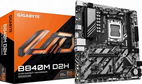 Материнская плата Gigabyte B840m D2h, Socket Am5, Amd B840, Matx, Ret (арт-7035) Макеевка