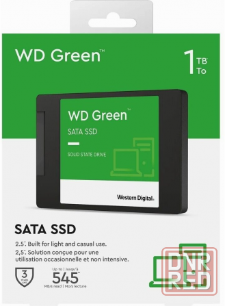 Твердотельный накопитель Ssd 1tb Western Digital Green Wds100t3g0a Sata3 2.5 (арт-1248) Макеевка - изображение 4