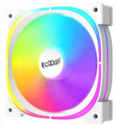 Вентилятор Pccooler Ef120 Argb White 4pin Pwm + 3pin Argb, 600-1500 об/мин Retail (арт-7432) Макеевка