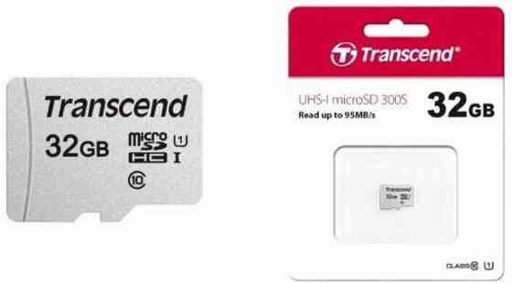 Карта памяти Transcend 300s Microsdhc 32gb Uhs-I Cl10, Ts32gusd300s (арт-5437) Макеевка