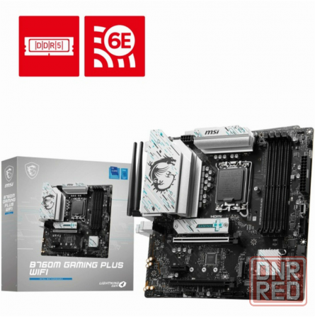 Материнская плата Msi B760m Gaming Plus Wifi (Lga1700, Matx) (арт-7870) Макеевка - изображение 1