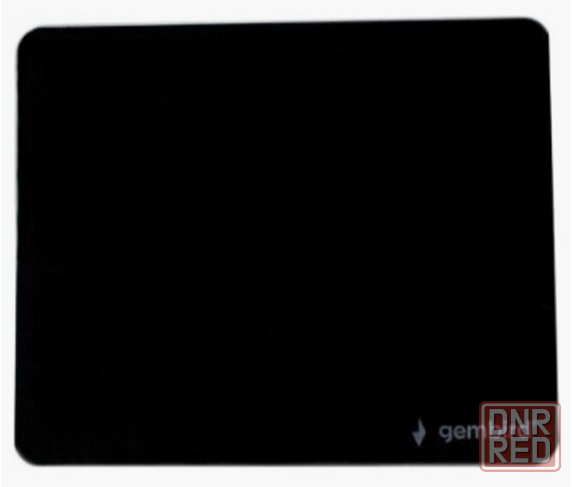 Коврик для мыши Gembird Mp-Basic чёрный (220*180*0.5мм) ультратонкий 100% пластик (арт-6624) Макеевка - изображение 1