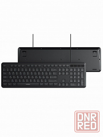 Клавиатура проводная Ugreen K331 (55657) Usb Wired Keyboard Ru Black (арт-3967) Макеевка - изображение 1