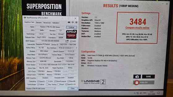 Видеокарта Sapphire RX460 4GB Шахтерск