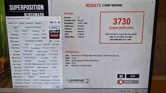 Видеокарта Asus Strix RX560 4GB OC Шахтерск