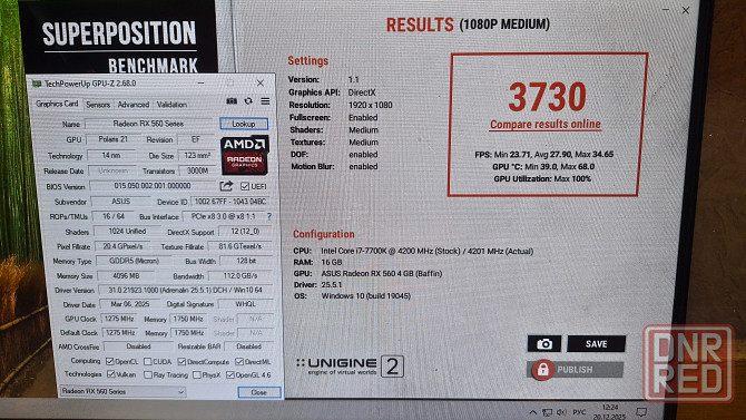 Видеокарта Asus Strix RX560 4GB OC Шахтерск - изображение 5