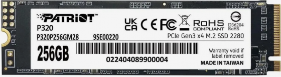 Твердотельный накопитель Ssd 256gb Patriot P320 (P320p256gm28) (арт-2732) Макеевка