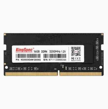 Оперативная память Kingspec Ks3200d4n12016g Ddr4 - 1x 16гб 3200мгц, для ноутбуков (So-Dimm), Ret (ар Макеевка