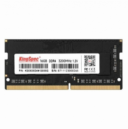 Оперативная память Kingspec Ks3200d4n12016g Ddr4 - 1x 16гб 3200мгц, для ноутбуков (So-Dimm), Ret (ар Макеевка
