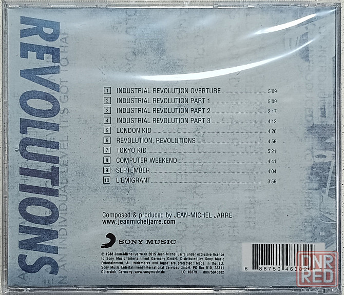 CD диск Jean Michel Jarre-Revolutions - Донецк - изображение 2