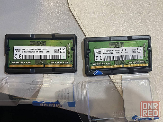 Оперативная память So Dimm DDR4 3200 Hynix 8gb - 2 шт Донецк - изображение 1