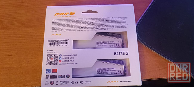 Продам Viper Elite 5 DDR5 32gb 16gbx2 kit 6000MT/s Донецк - изображение 1