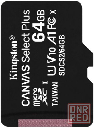 Карта памяти Micro-Sd Kingston 64gb Hc Class10 Uhs-I Canvas Select Sdcs2/64gbsp (арт-4585) Макеевка - изображение 3