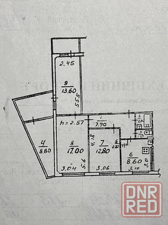 Продается 3 - х комнатная квартира, ул. Аравийская Донецк - изображение 10