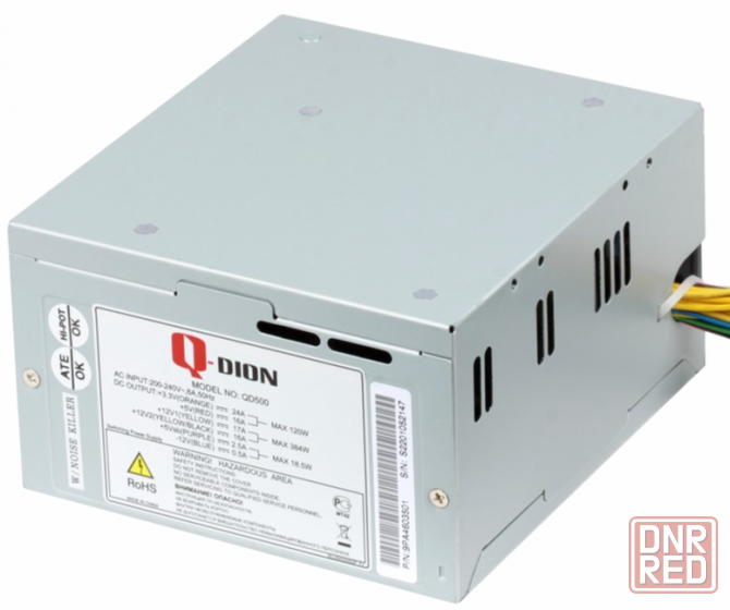 Блок питания Fsp Q-Dion Qd500 80+ 500 вт (Qd500 80+), Oem (арт-6471) Макеевка - изображение 1