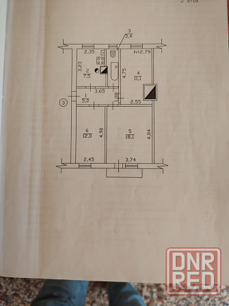Продаю трёхкомнатную квартиру на Вертикальной. Донецк - изображение 1