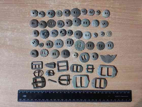 Древние предметы, конина, пряжки Донецк