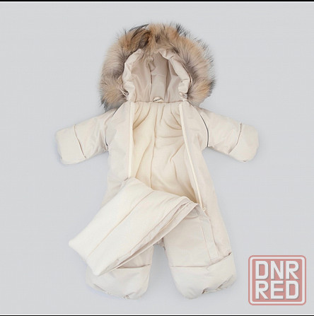 Комбинезон «Лапландия Вельвет-1» зимний, молоко Донецк - изображение 1