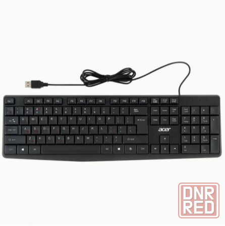 Клавиатура проводная Acer Okw121, Usb, черный Zl.Kbdee.00b (арт-9146) Макеевка - изображение 1