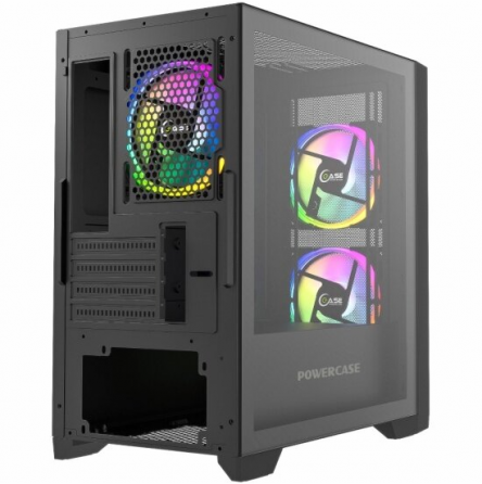 Корпус Powercase Alisio Micro Z3b Argb, черный (Camzb-A3) (арт-8802) Макеевка