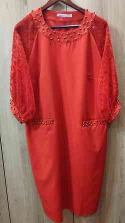 Новое платье 56 рр красное Макеевка