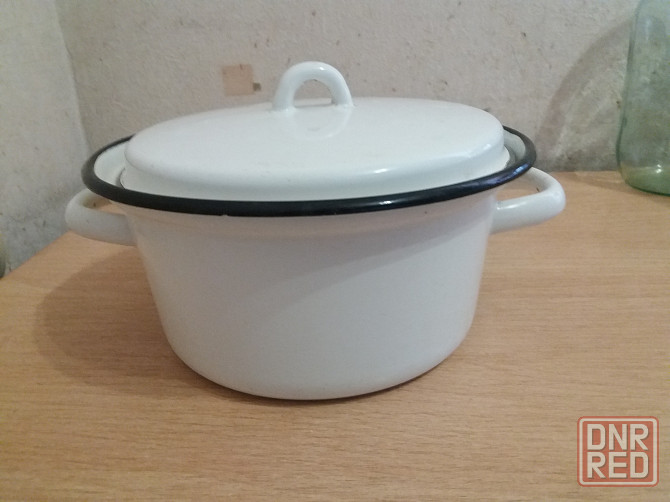 Продам кастрюлю эмалированную 1,8 л Донецк - изображение 1