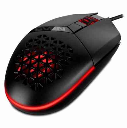 Игровая мышь Sven Rx-G735, 4000dpi, черный, Sv-021467, проводная (арт-8622) Макеевка