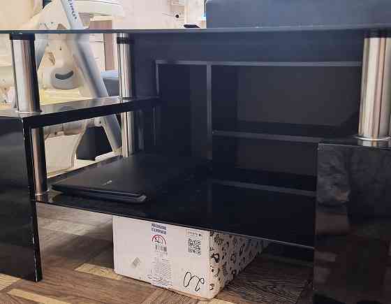 Стол стеклянный черный Донецк