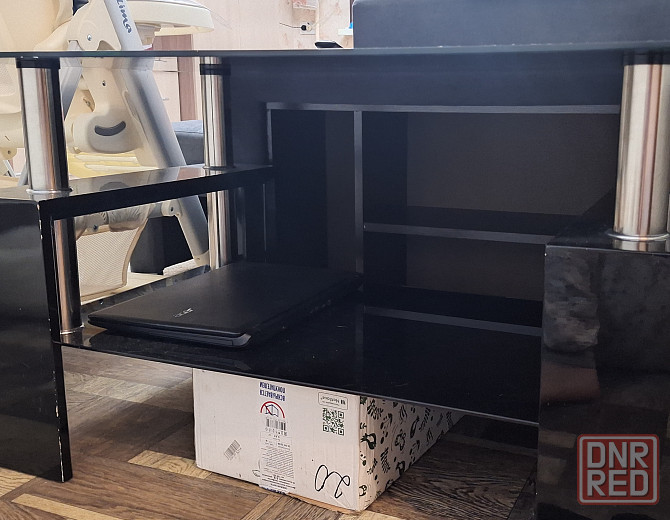 Стол стеклянный черный Донецк - изображение 3