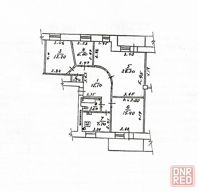 Продам 4-комнатную сталинку 92 м2 в центре Донецка. Донецк - изображение 12