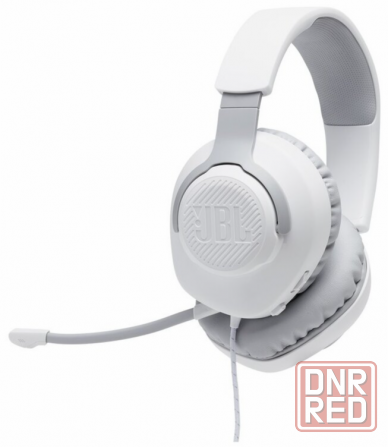 Игровые наушники Jbl Quantum 100 White (Jblquantum100wht) (арт-3802) Макеевка - изображение 2