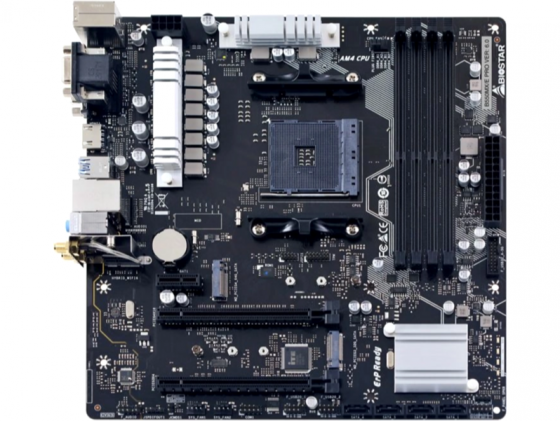 Материнская плата Biostar B550mx/E Pro Soc-Am4 Amd B550 4xddr4 Matx Ac`97 8ch(7.1) Gblan Raid+Vga+Dv Макеевка