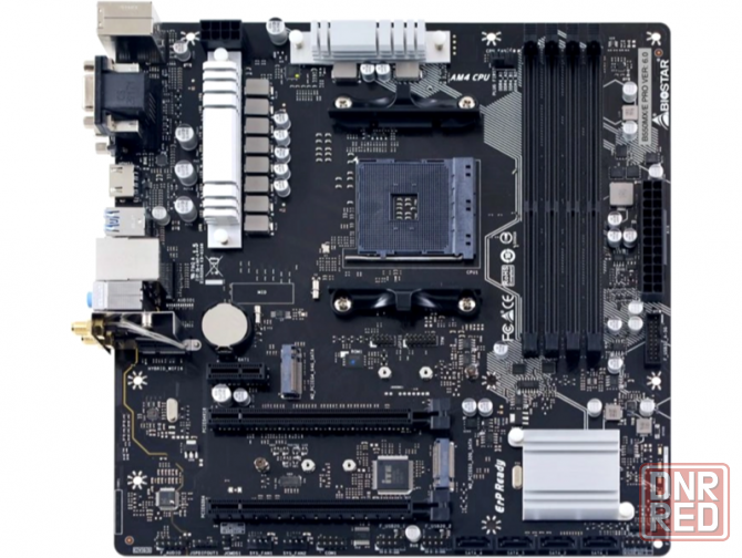 Материнская плата Biostar B550mx/E Pro Soc-Am4 Amd B550 4xddr4 Matx Ac`97 8ch(7.1) Gblan Raid+Vga+Dv Макеевка - изображение 1