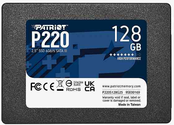 Ssd накопитель Patriot P220 P220s1tb25 1тб, 2.5 (арт-1086) Макеевка