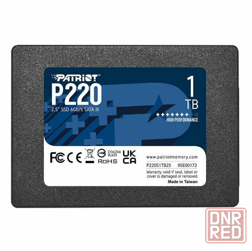 Ssd накопитель Patriot P220 P220s1tb25 1тб, 2.5 (арт-1086) Макеевка - изображение 2