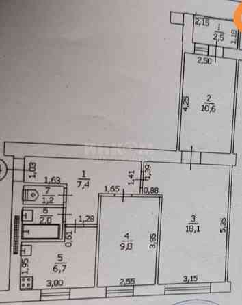 Продам 3к ул. Коцюбинского 19а Луганск