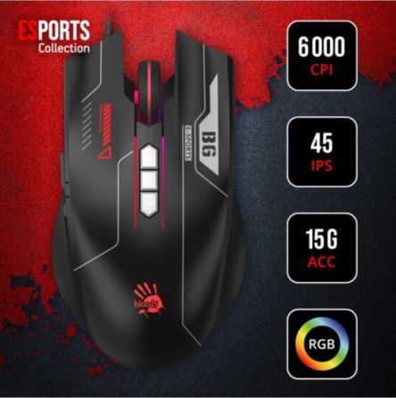 Мышь A4tech Bloody Es7 черный (1808851 ) (арт-4359) Макеевка