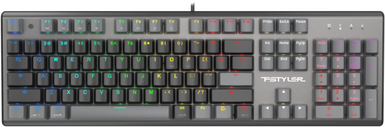 Клавиатура A4tech Fstyler Fs100 Neon механическая черный Usb For Gamer Led (Fs100) (арт-4272) Макеевка