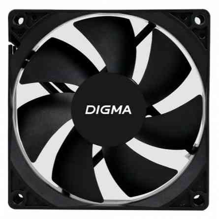Вентилятор Digma Dfan-90 90х90x25 черный 3-Pin 4-Pin (Molex) Ret (арт-7788) Макеевка