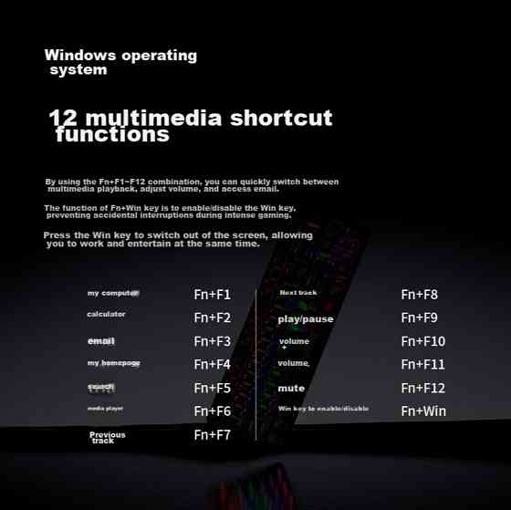 Игровая клавиатура механическая с подсветкой Rapoo V500pro-98, черная, 98 клавиш, красный переключат Макеевка