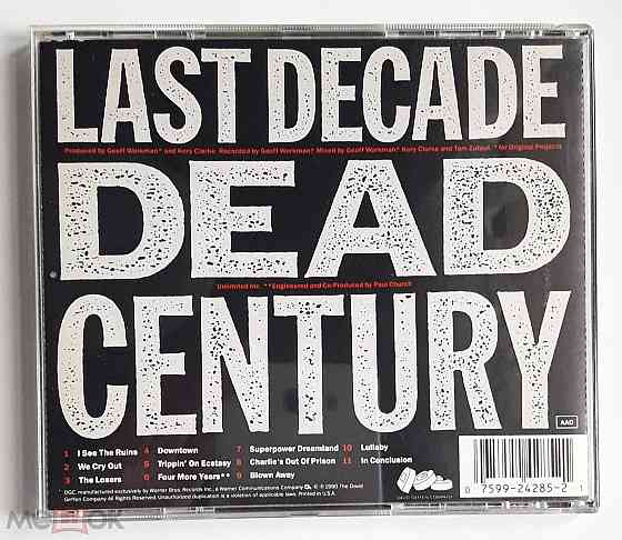 Компакт-диск | CD: Warrior Soul - 1990 "Last Decade Dead Century" (DGC 9 24285-2), CШA / USA Донецк