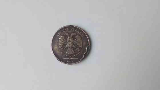 Монета с браком дефектом 2012г. Донецк