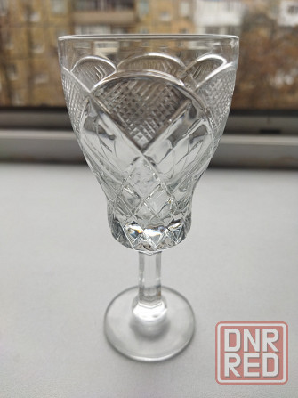 Большие хрустальные рюмочки на ножке ссср Донецк - изображение 3