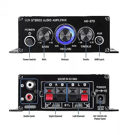 Мини усилитель Hi-Fi AK270 Донецк