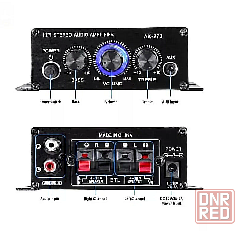 Мини усилитель Hi-Fi AK270 Донецк - изображение 2