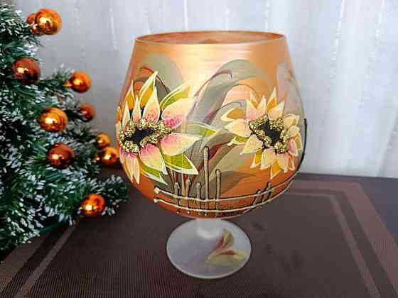 Декоративная ваза-бокал. Донецк